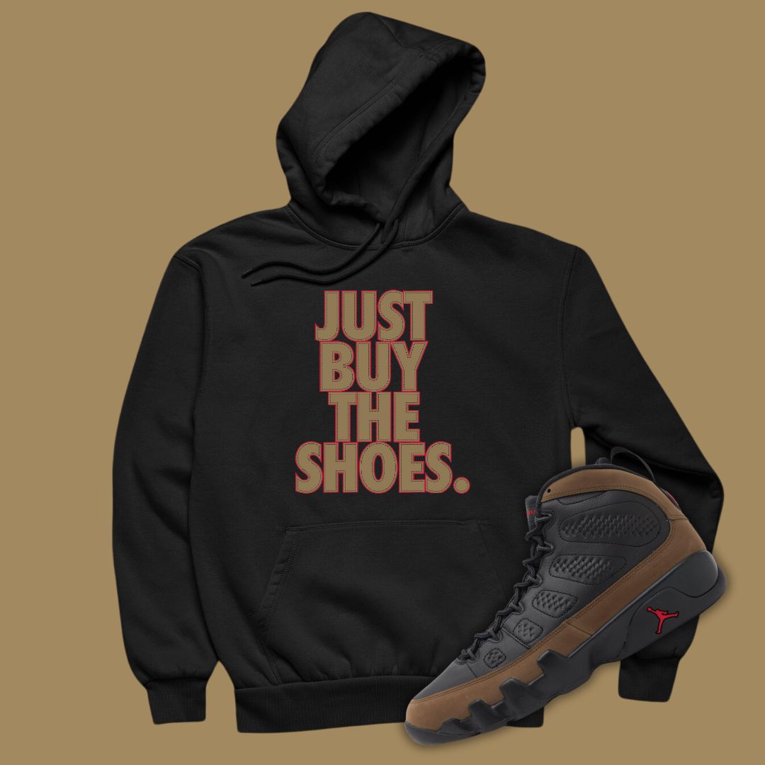 Just Buy The Shoes Black Sweatshirt EverlastsidingShops Nike Wmns Air Jordan 14 Retro Low Red Lipstick Black White Jordan 9 Olive Hoodie