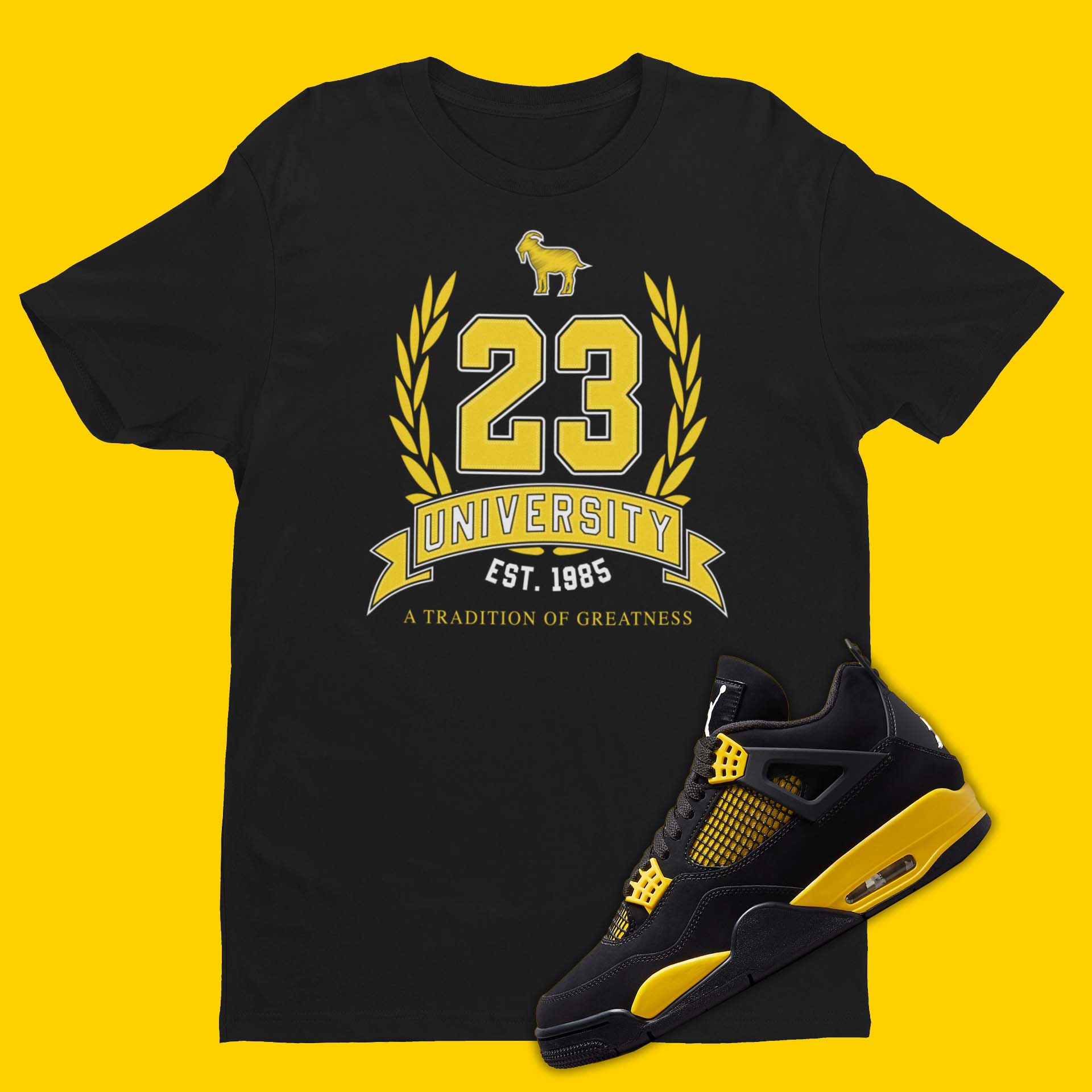 n ike jordan EverlastsidingShops University Air Jordan 4 Thunder Matching Shirt