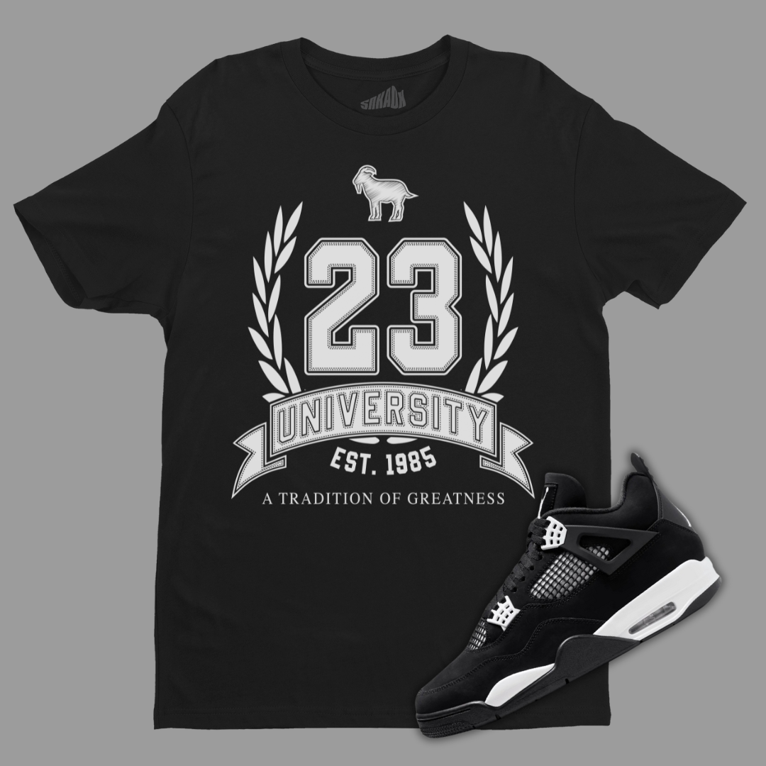 Jordan 4 White Thunder FledermausShops Air Jordan 1 Retro Low OG Premium Triple Black 23 University Black Tee Matching