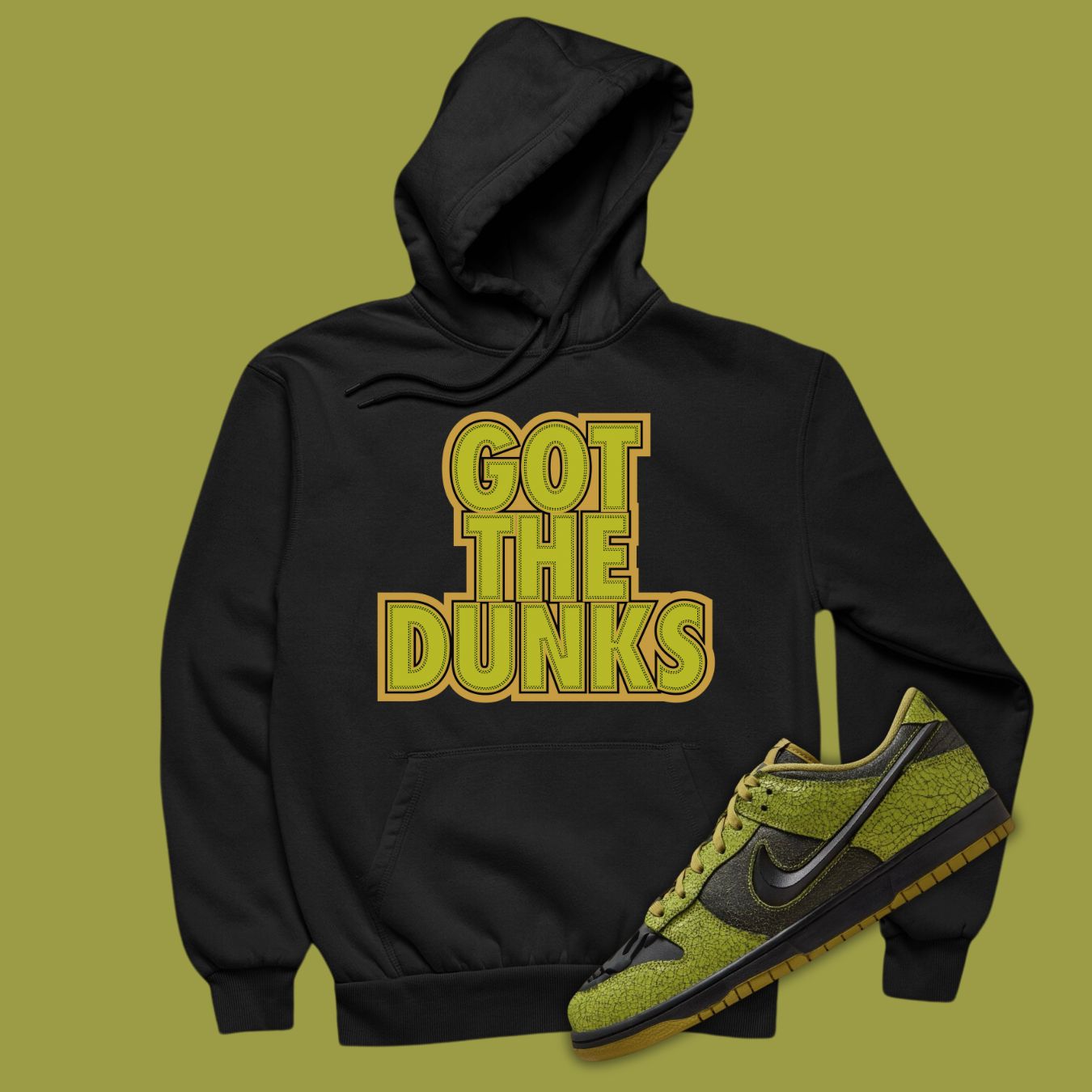 Got The Dunks Black Hoodie Matching Dunk Low Halloween 2024