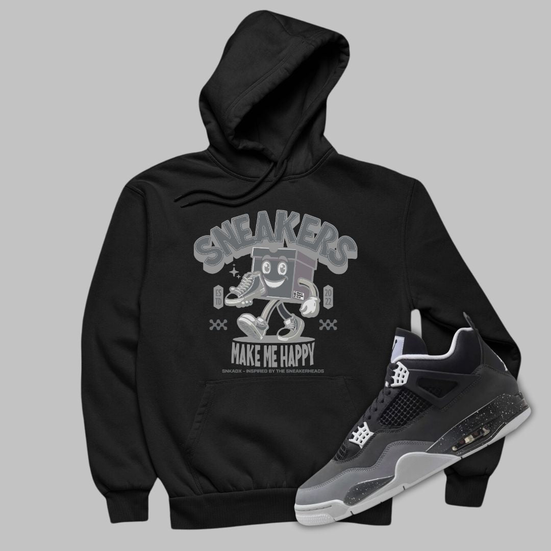 EverlastsidingShops AIR JORDAN 11 ADAPT WHITE Air air jordan 5 retro metallic silver 136027130 mens and wmns shoes Matching Hoodie Sneakers Make Me Happy Graphic