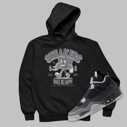 Sneakers Make Me Happy Hoodie Matching sts jordan 4 Fear 2024