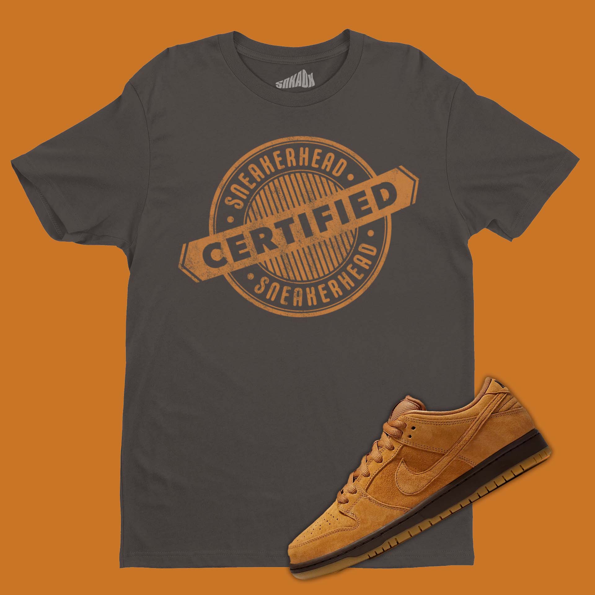 Wheat Dunk Low Tee  Certified Sneakerhead - SNKADX