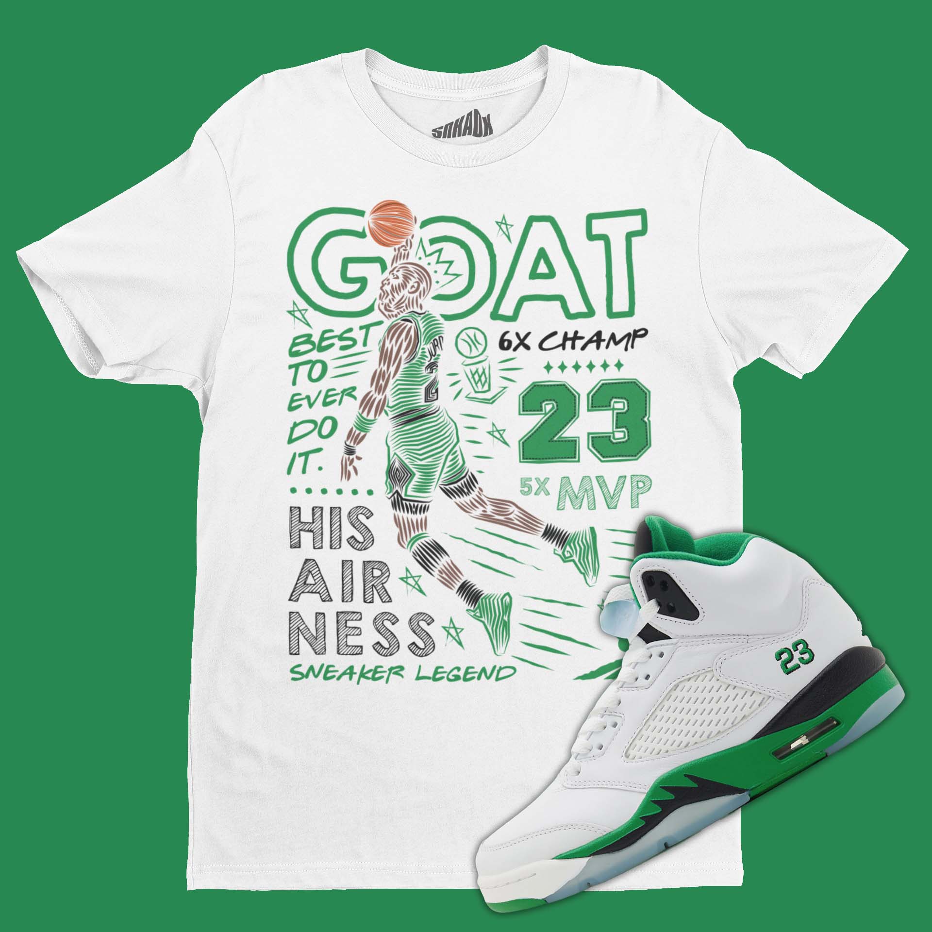 nike air jordan 11 retro low leather sneakers Shirt Greatest Ever Unisex Shirt NovogasShops T Air Jordan 5 Lucky Green