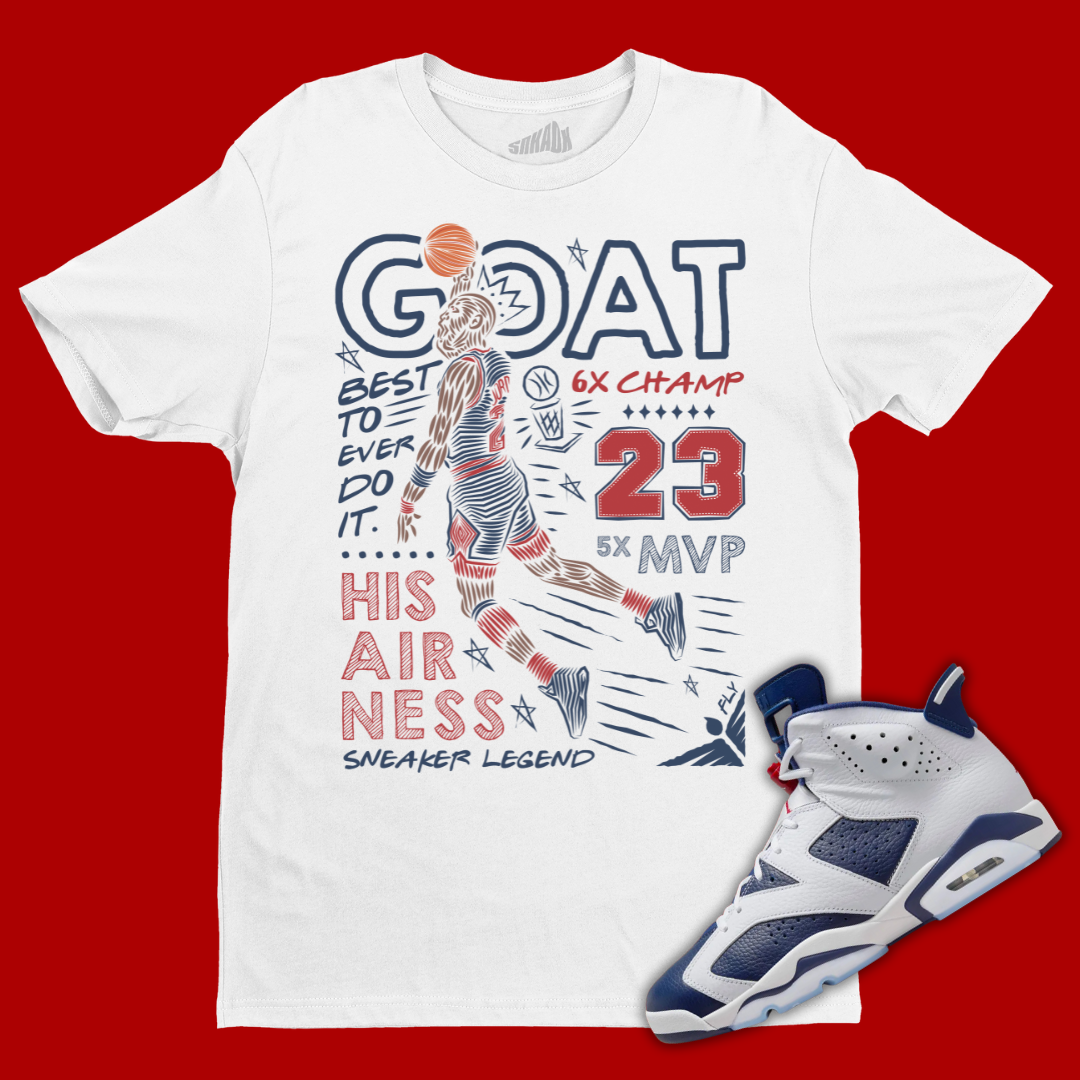 Shirt for jordan retro 6 online