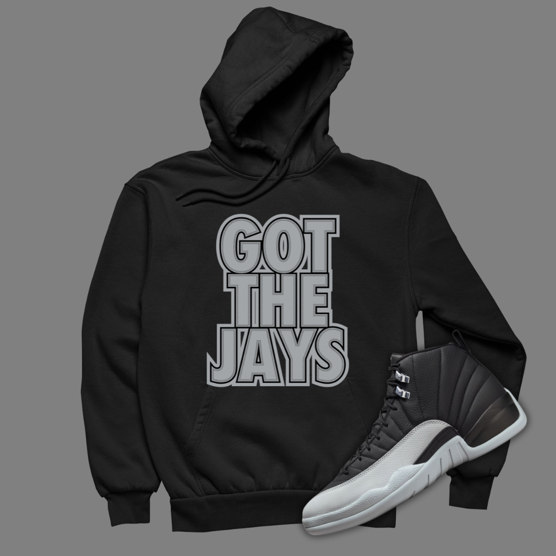 jordan 5 retro Got The Jays Black Hoodie Matching Jordan 12 Barons EverlastsidingShops