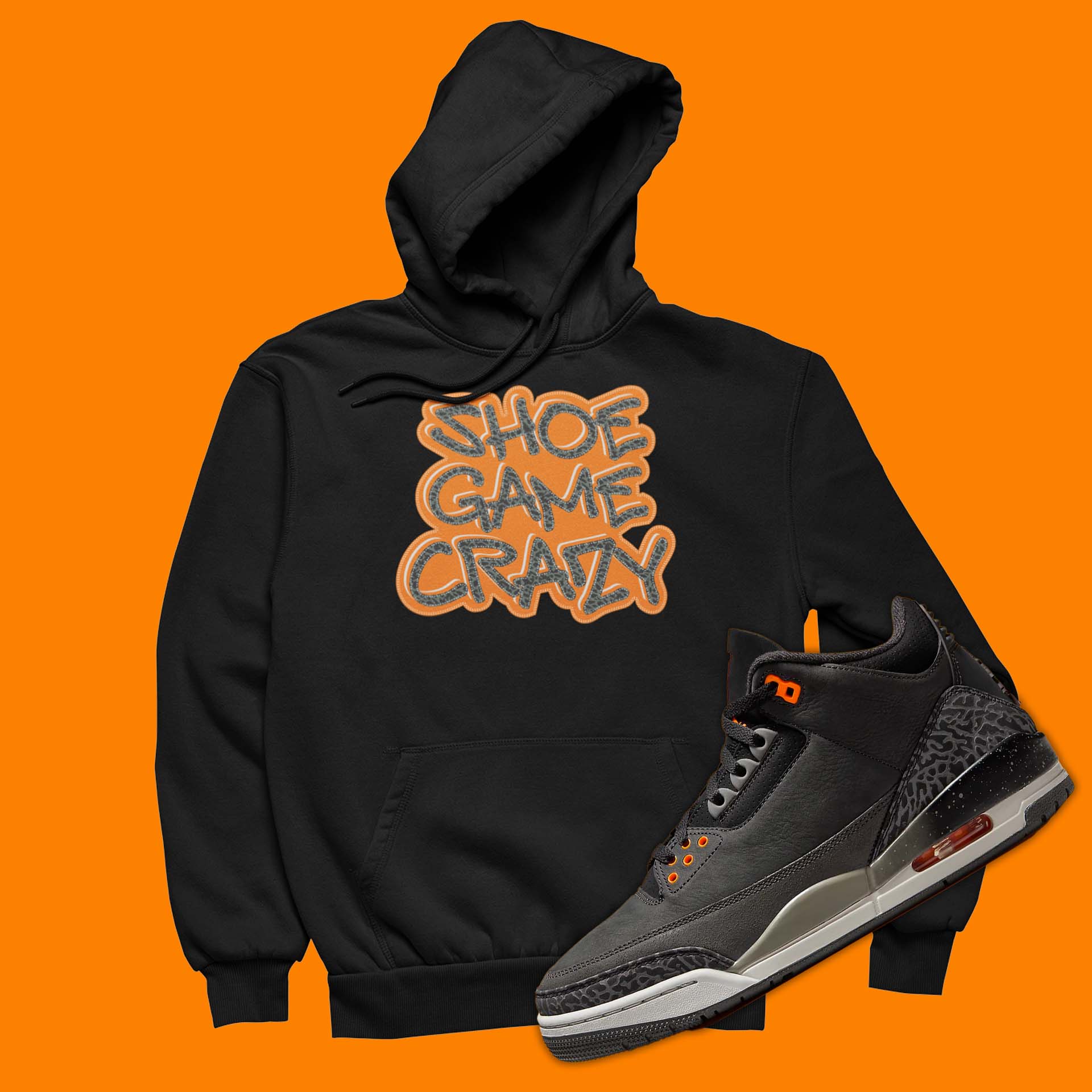 ParallaxShops Jordan 3 Fear Hoodie Shoe Game Crazy Sweatshirt air jordan spizike do the right thing final product