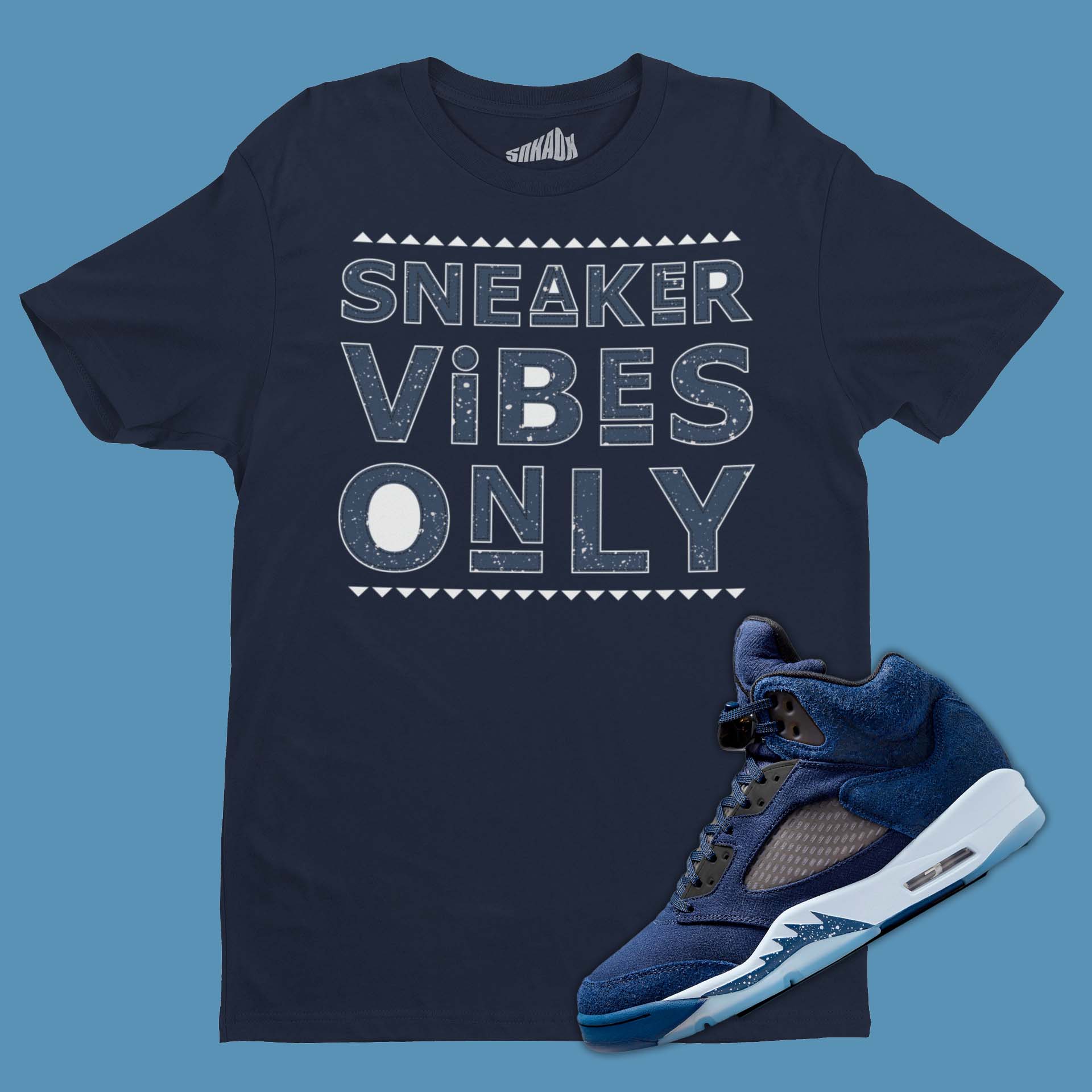 Air Jordan 5 Midnight Navy Outfit Sneaker Vibes Tee air jordan 7 retro barcelona days nikestore release info FledermausShops