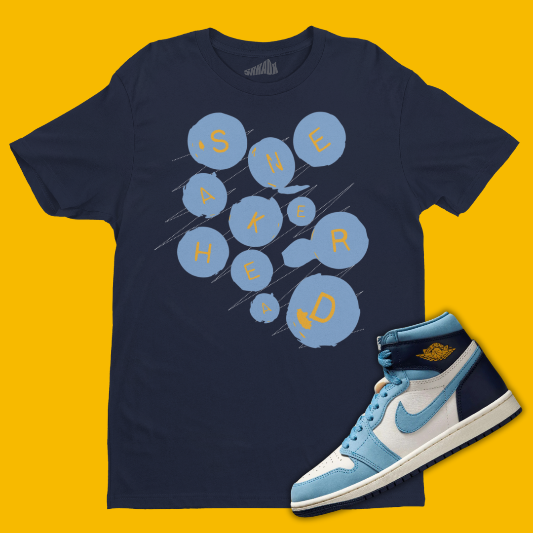 Sneakerhead Buttons Tee Jordan 1 Nova XX Black Game Royal WAV4052 041 FledermausShops The Air Jordan 1 Low takes part of Jordan Brands Quai 54