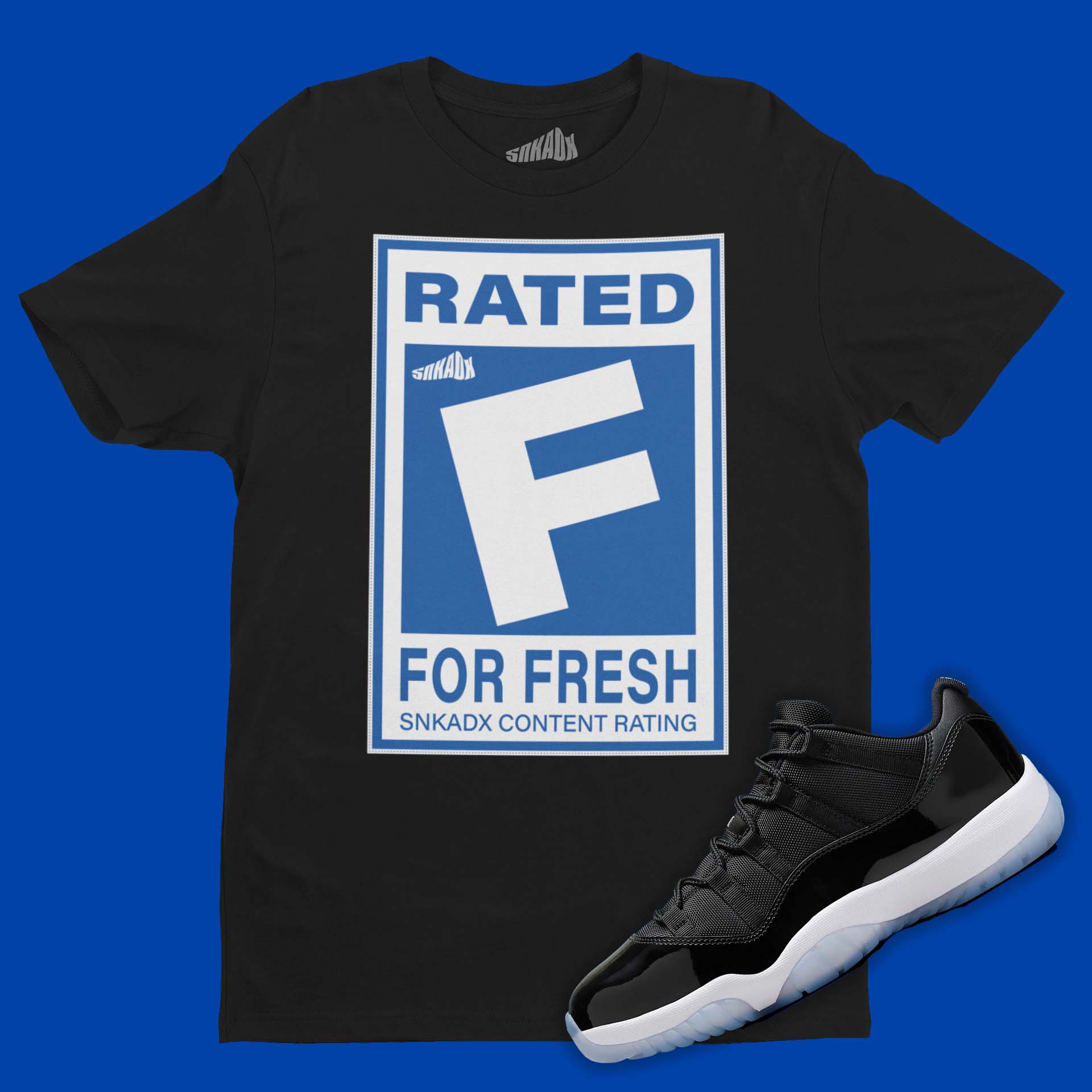 DysongroupShops T Shirt air jordan 1 mid 554724 082 Video Game Graphic Tee Air Jordan 11 Low Space Jam