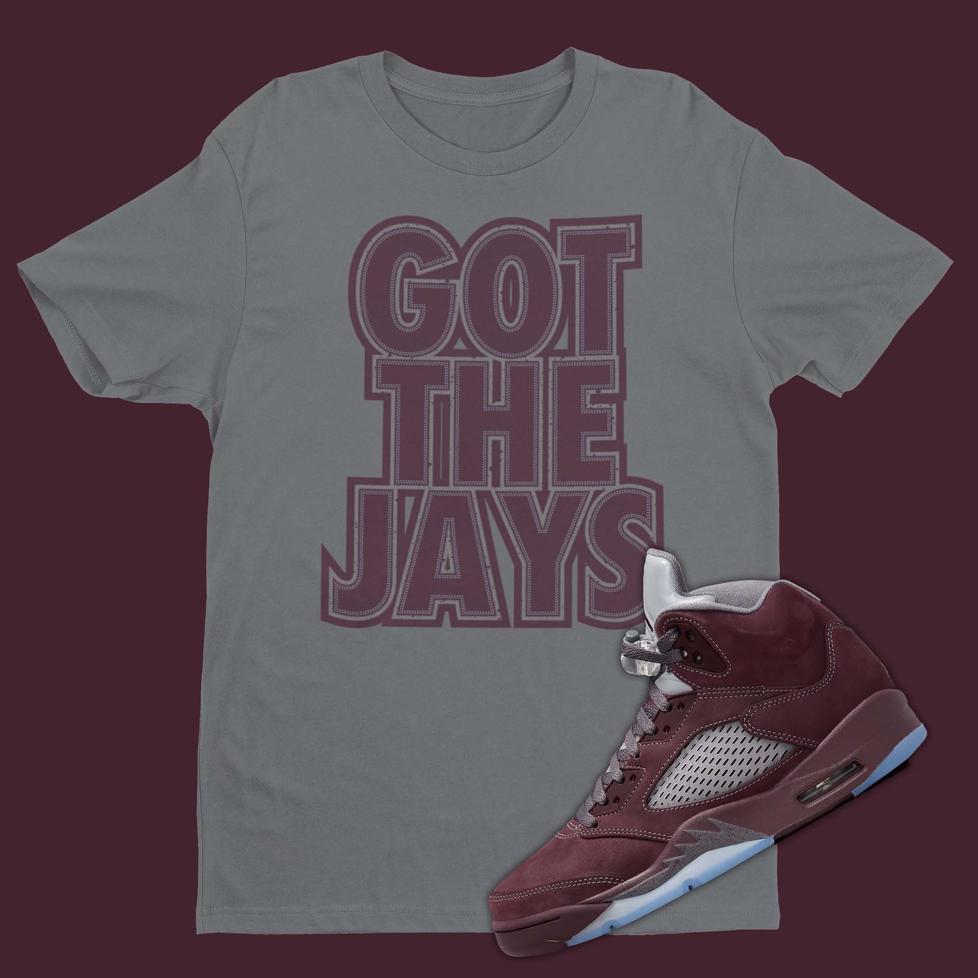 Got The Jays Tee FledermausShops Air Jordan 5 Burgundy Set Jordan Flight Origin 4 Boys 921198 100