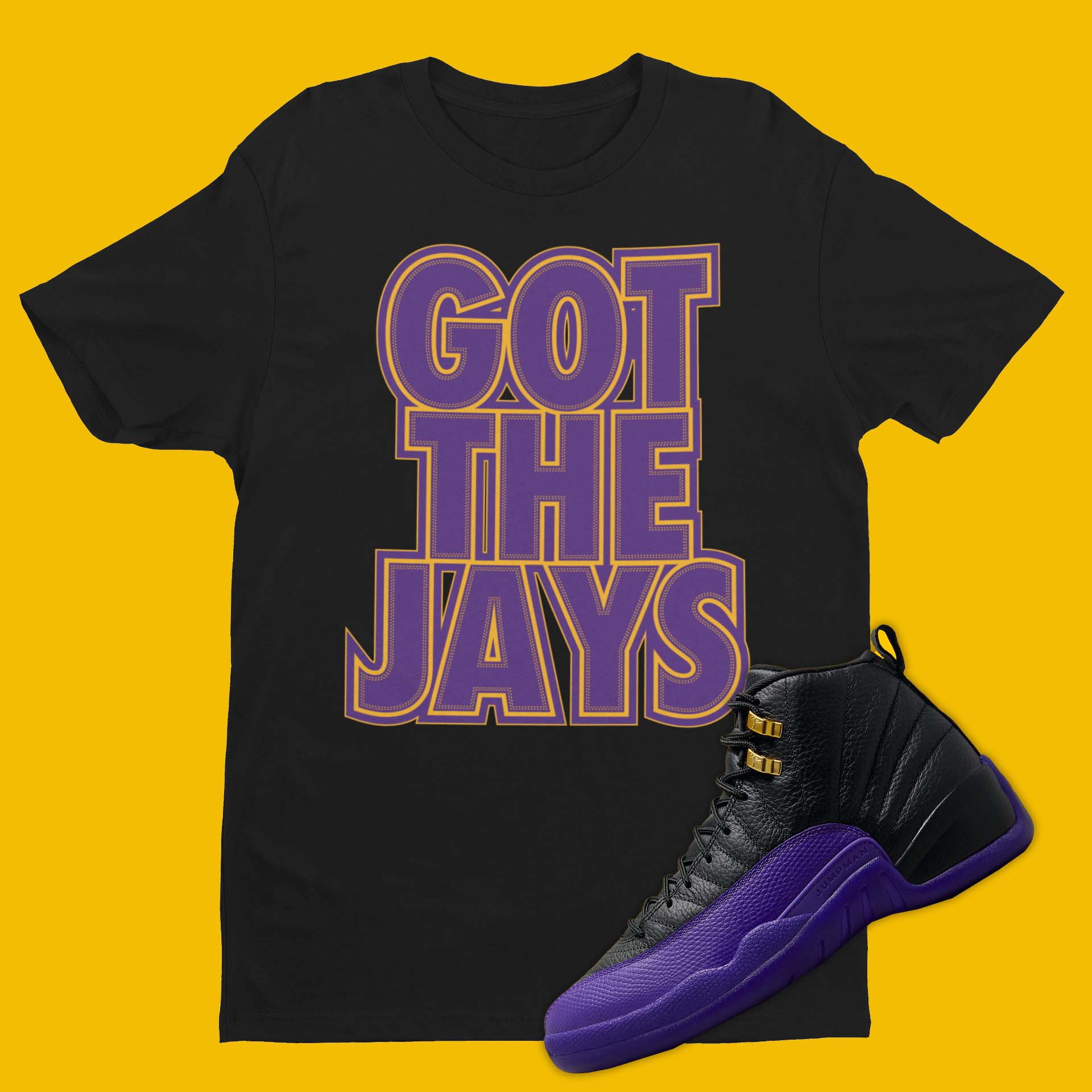 Kids Air Jordan 11 Retro Low PS Jays Tee Imm cnrShops Sneaker Tees Air Jordan 12 Purple