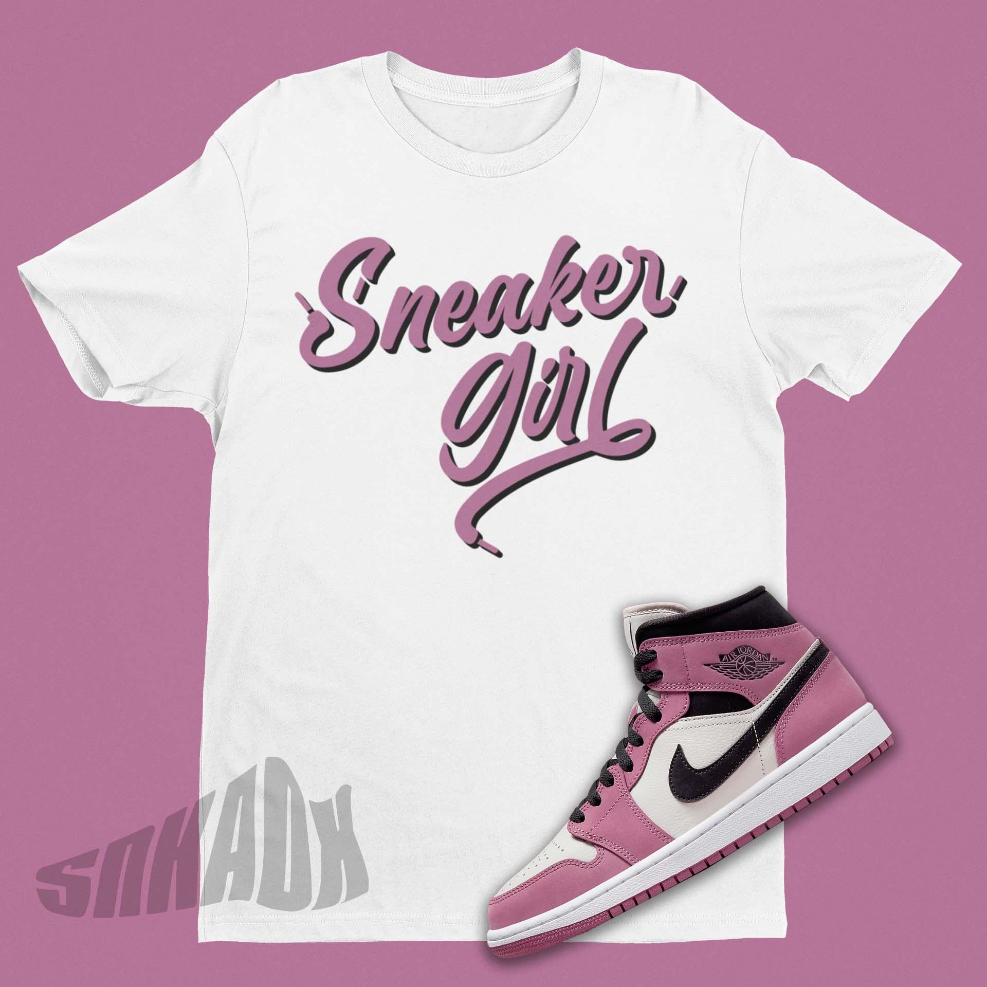 Pink and blue jordan shirt online