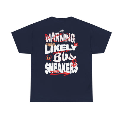 Warning Buy Sneakers T-Shirt Matching Jordan 4 SB Navy