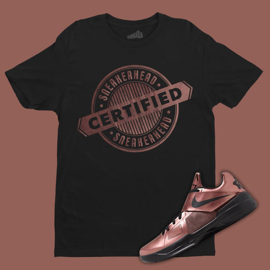 Certified Sneakerhead T-Shirt Matching KD 4 Christmas - T-Shirt