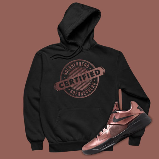 Certified Sneakerhead Hoodie Matching KD 4 Christmas