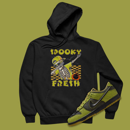 Spooky Fresh Hoodie Matching Dunk Low Halloween 2024 - Black / S - Hoodie