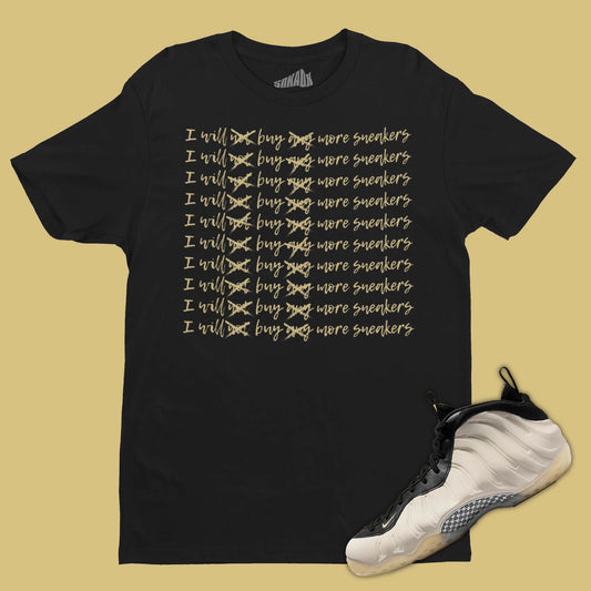 Buy More Sneakers T-Shirt Matching Air Foamposite One Light Orewood Brown