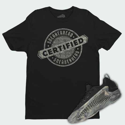 Certified Sneakerhead T-Shirt Matching AE1 Low Ascent MX Grey