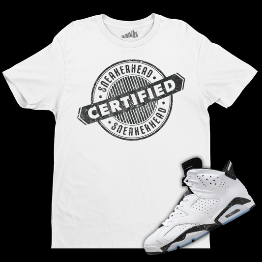 Certified Sneakerhead T-Shirt Matching Air Jordan 6 Reverse Oreo