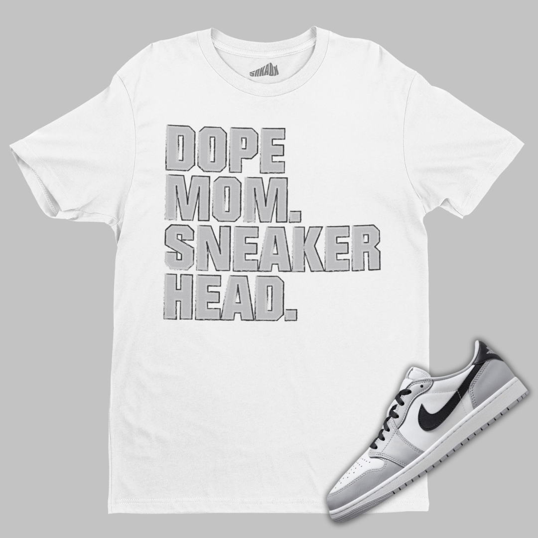 Dope Mom Sneakerhead T-Shirt Matching Air Jordan 1 Low OG Barons