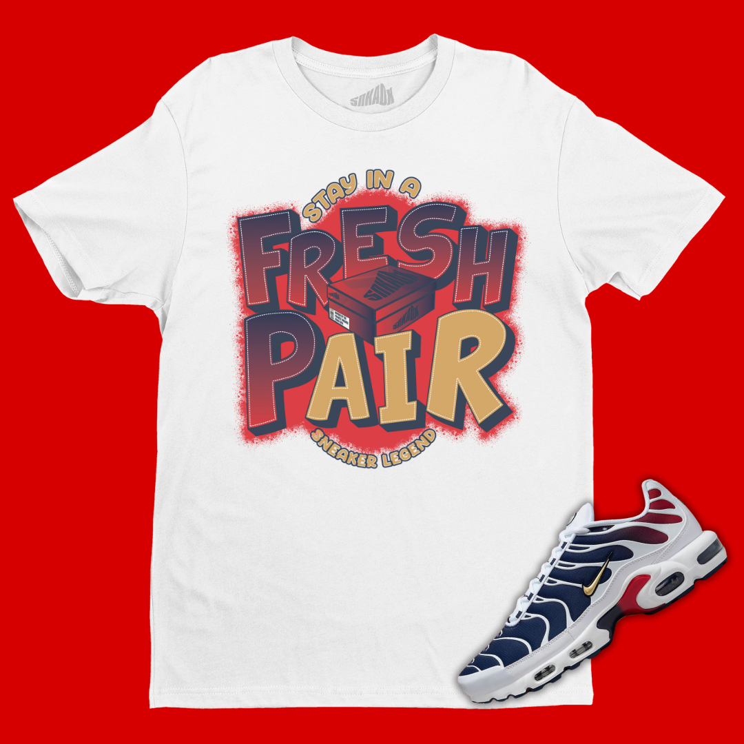 Fresh Pair T-Shirt Matching Air Max Plus PSG