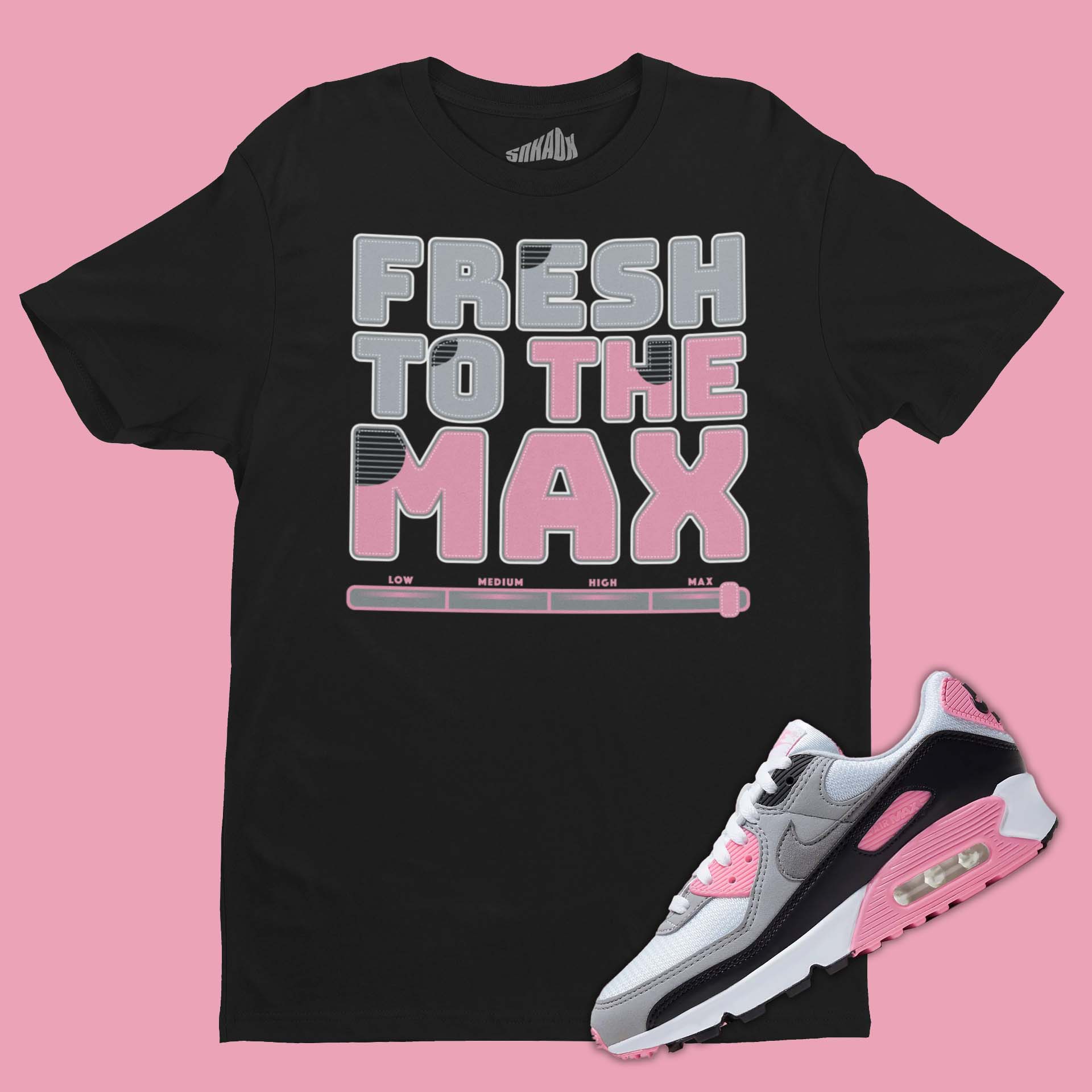 pink nike air max shirt