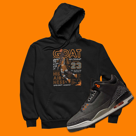 sneaker Chelsea match hoodie is the perfect sweatshirt to match your Air Jordan 3 Fear Pack