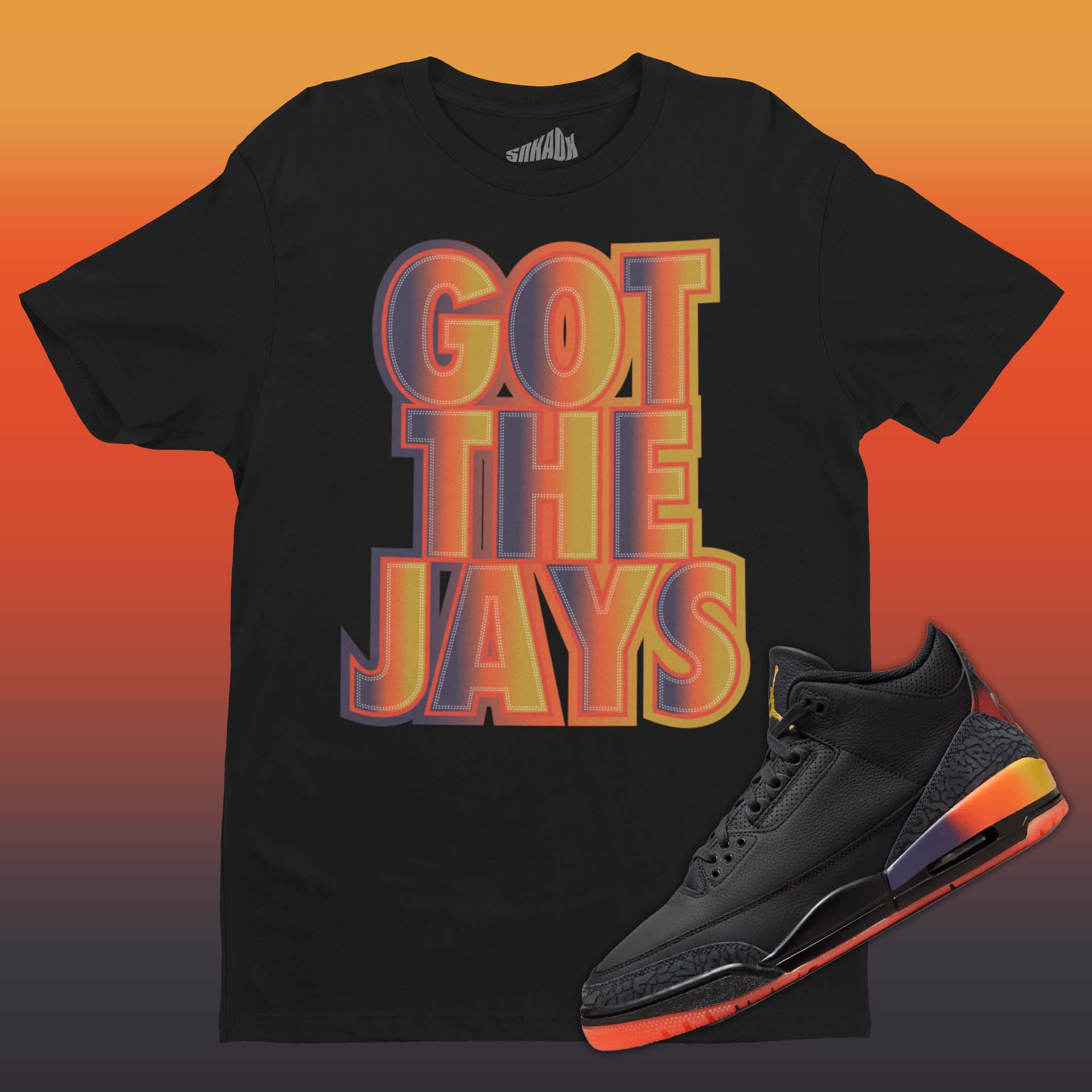 Got The Jays T-Shirt Matching J Balvin x Air Jordan 3 Rio