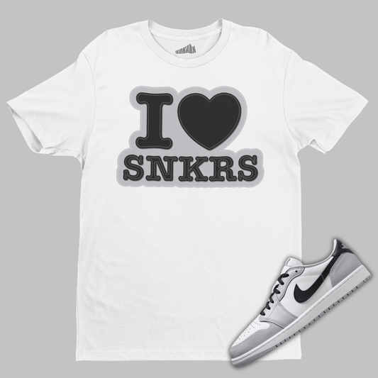 I Love Sneakers T-Shirt Matching Air Jordan 1 Low OG Barons