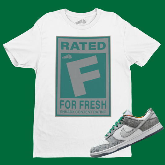 Rated F For Fresh T-Shirt Matching Dunk Low Philly