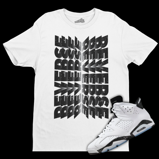 Reverse Reverse T-Shirt Matching Air Jordan 6 Reverse Oreo