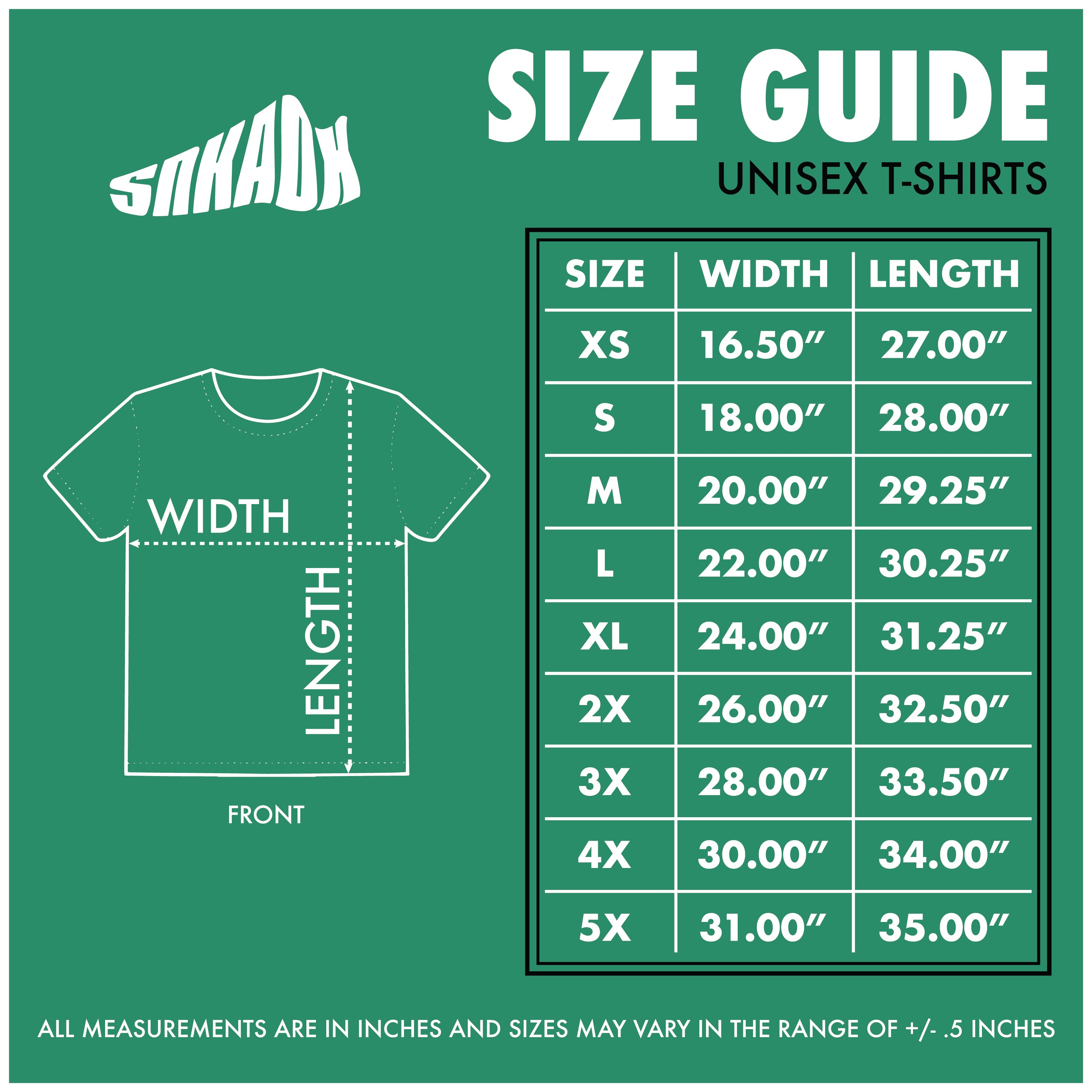 Nike men's t shirt size chart online