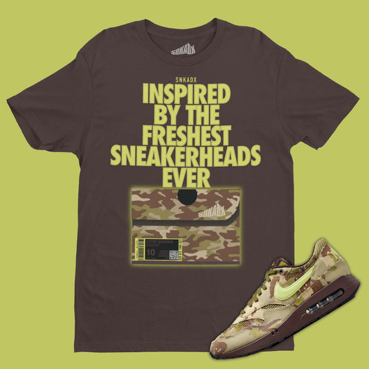 Shoe Box T-Shirt Matching Air Max 1 '86 Camo