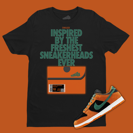 Shoe Box Black T-Shirt Matching Dunk Ceramic