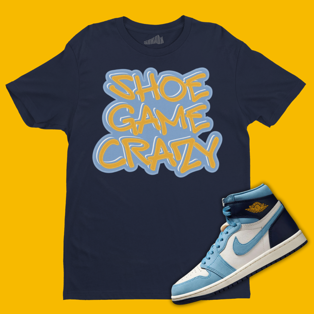 Shoe Game Crazy T-Shirt Matching Air Jordan 1 First In Flight