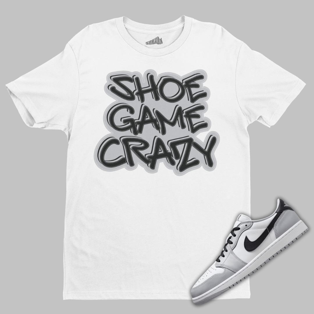 Shoe Game Crazy T-Shirt Matching Air Jordan 1 Low OG Barons