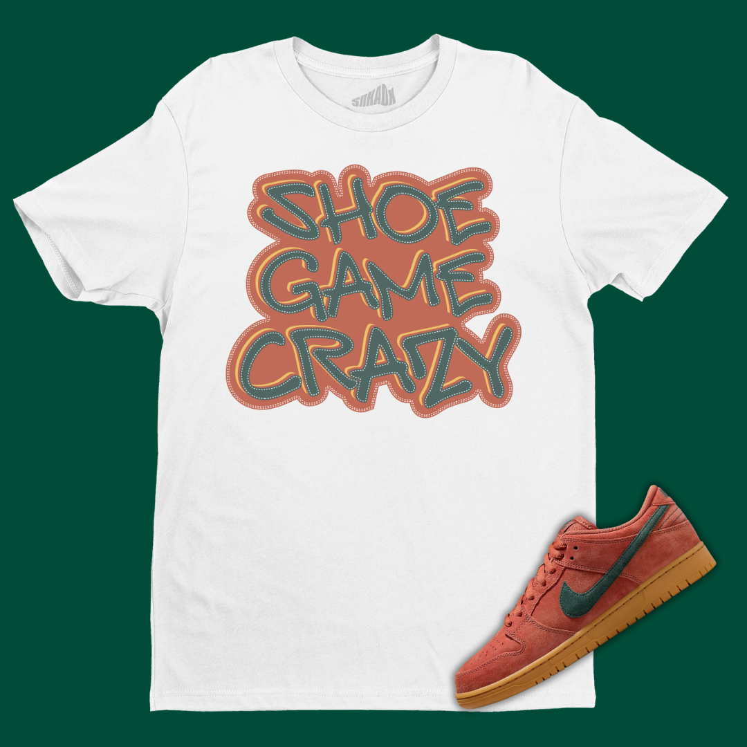 Shoe Game Crazy T-Shirt Matching Dunk Low Burnt Sunrise