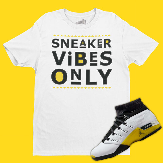 Sneaker Vibes Only T-Shirt Matching Air Jordan 17 Low Lightning