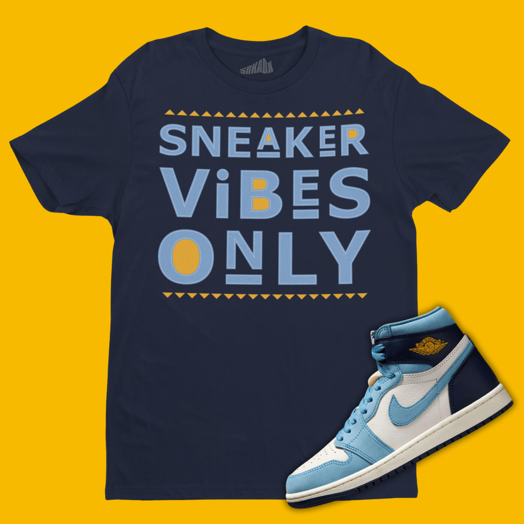 Sneaker Vibes Only T-Shirt Matching Air Jordan 1 First In Flight