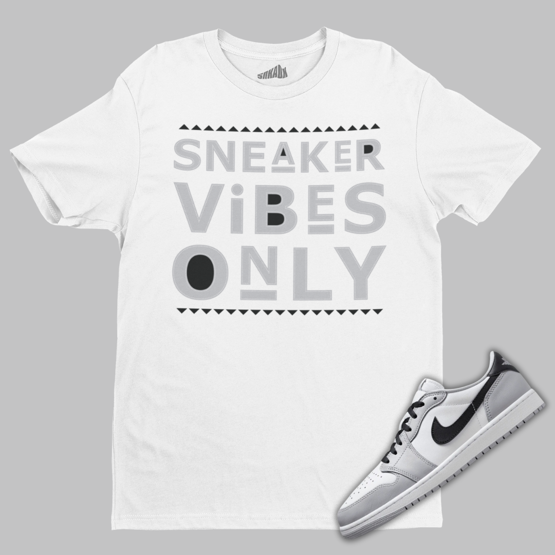 Sneaker Vibes Only T-Shirt Matching Air Jordan 1 Low OG Barons