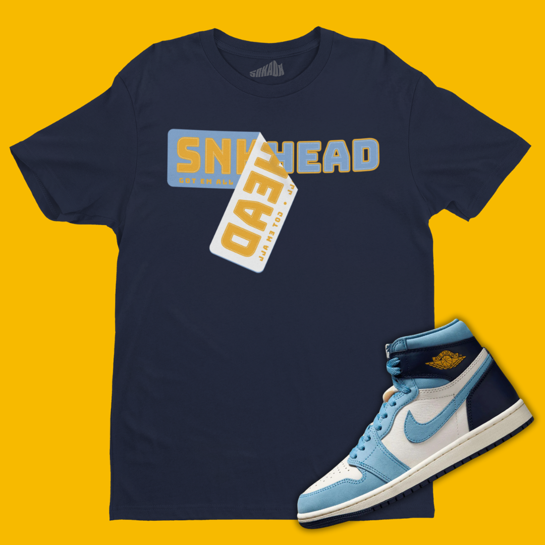 Sneakerhead Sticker T-Shirt Matching Air Jordan 1 First In Flight