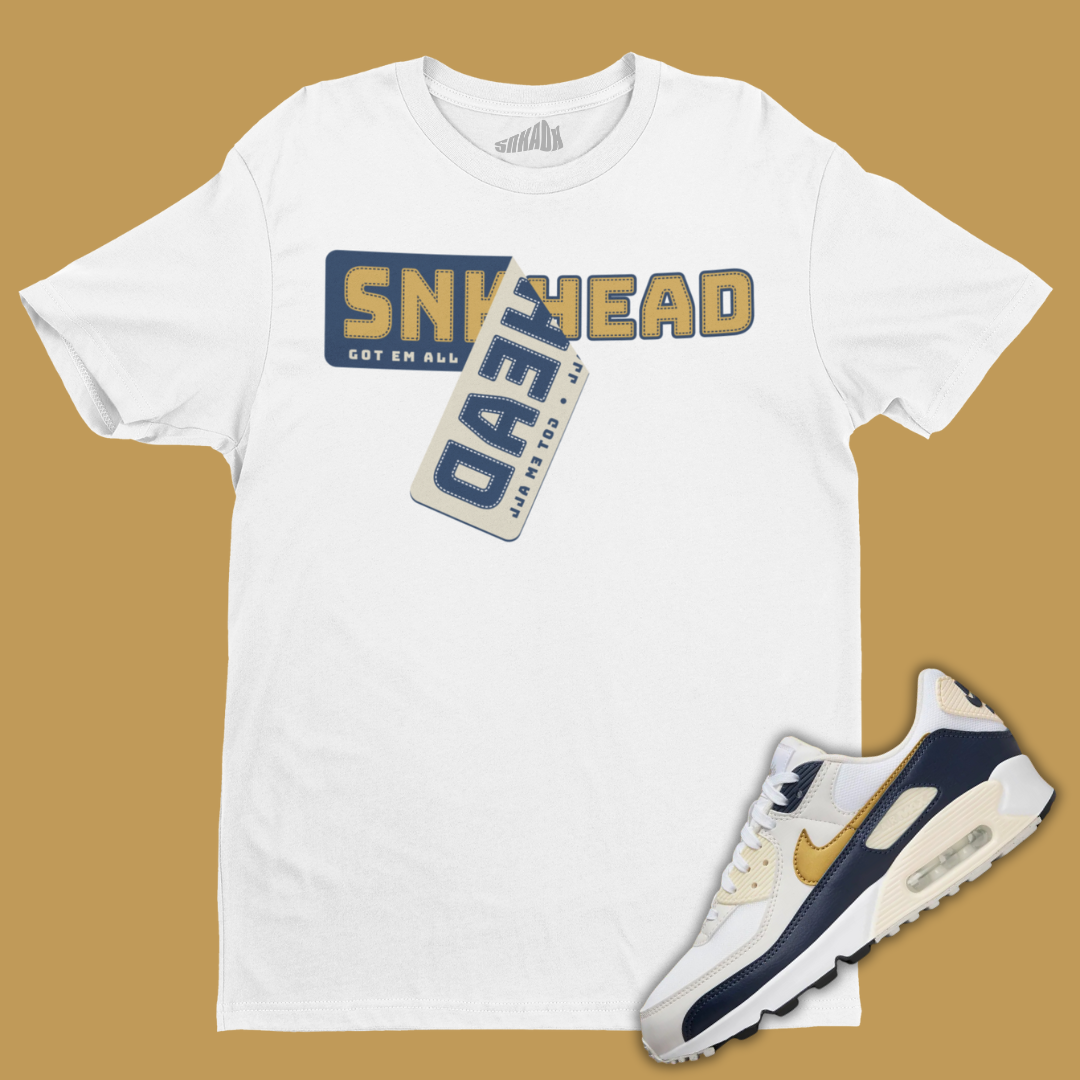 Sneakerhead Sticker T-Shirt Matching Air Max 90 Olympics