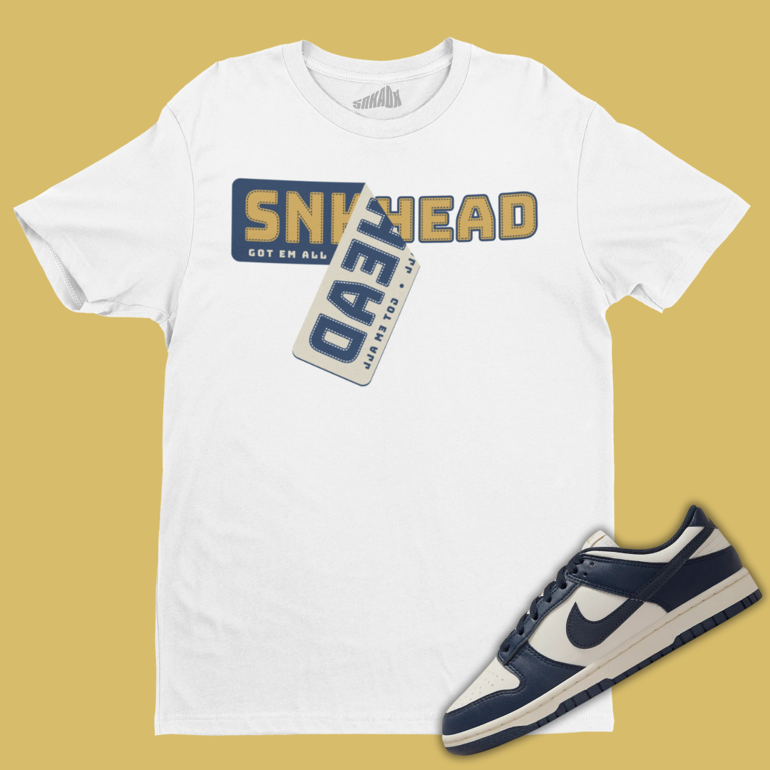 Sneakerhead Sticker T-Shirt Matching Dunk Low Next Nature Olympic