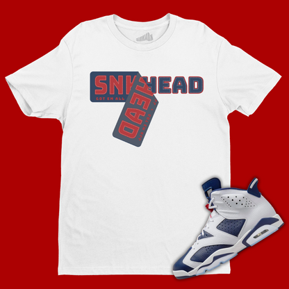 Sneakerhead Sticker T-Shirt Matching Jordan 6 Olympic