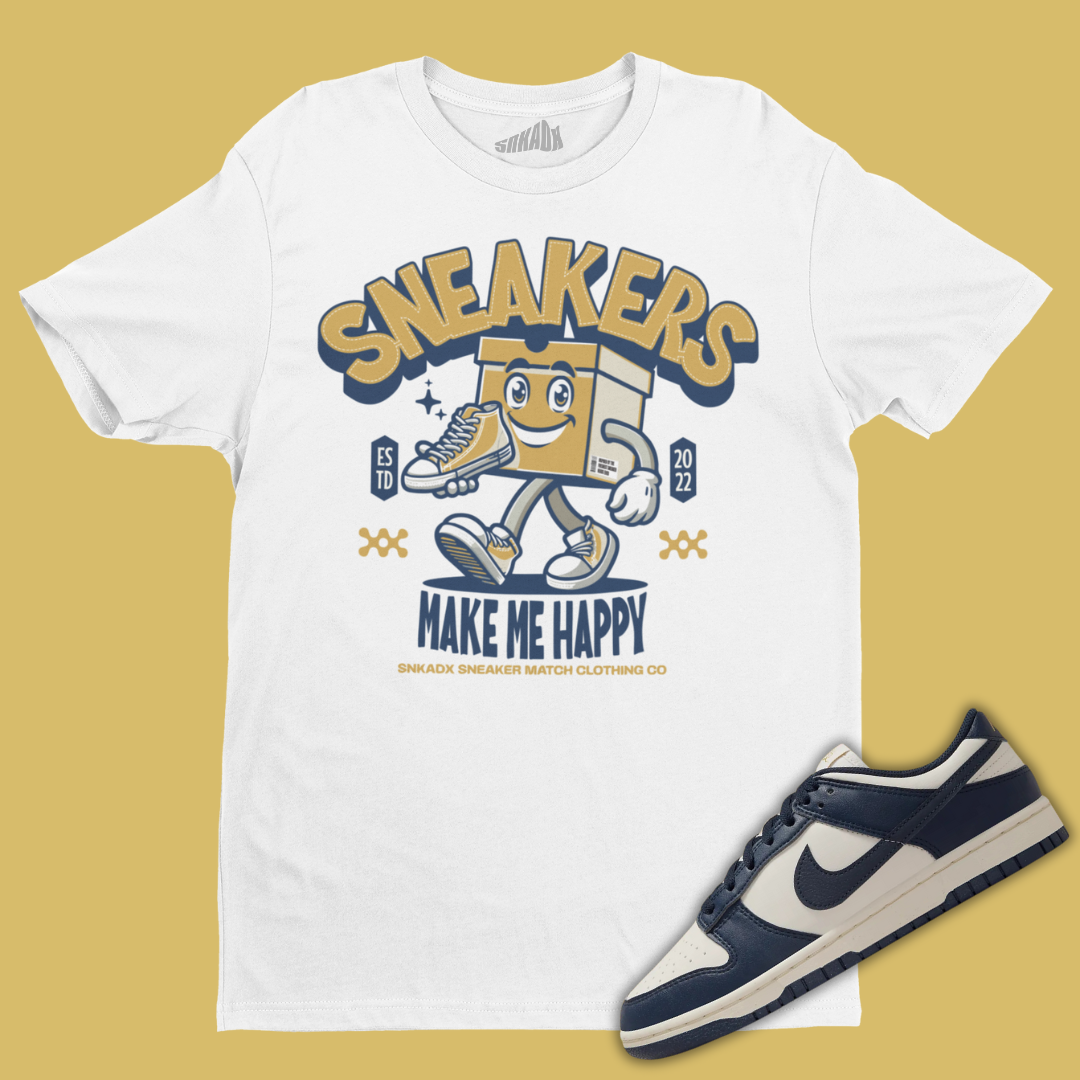 Sneakers Make Me Happy T-Shirt Matching Dunk Low Next Nature Olympic