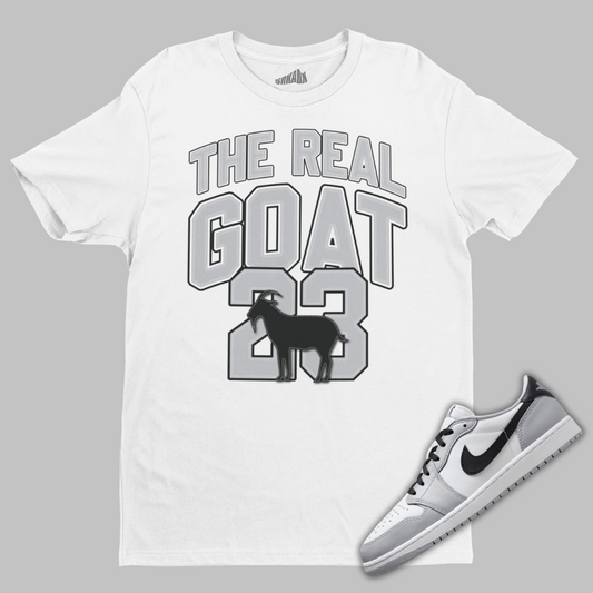 The Real GOAT T-Shirt Matching Air Jordan 1 Low OG Barons