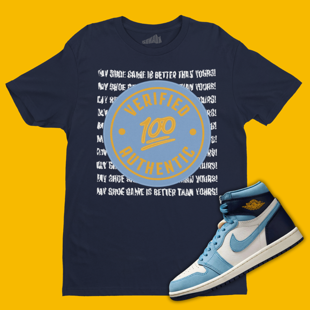 Verified Authentic T-Shirt Matching Air Jordan 1 First In Flight