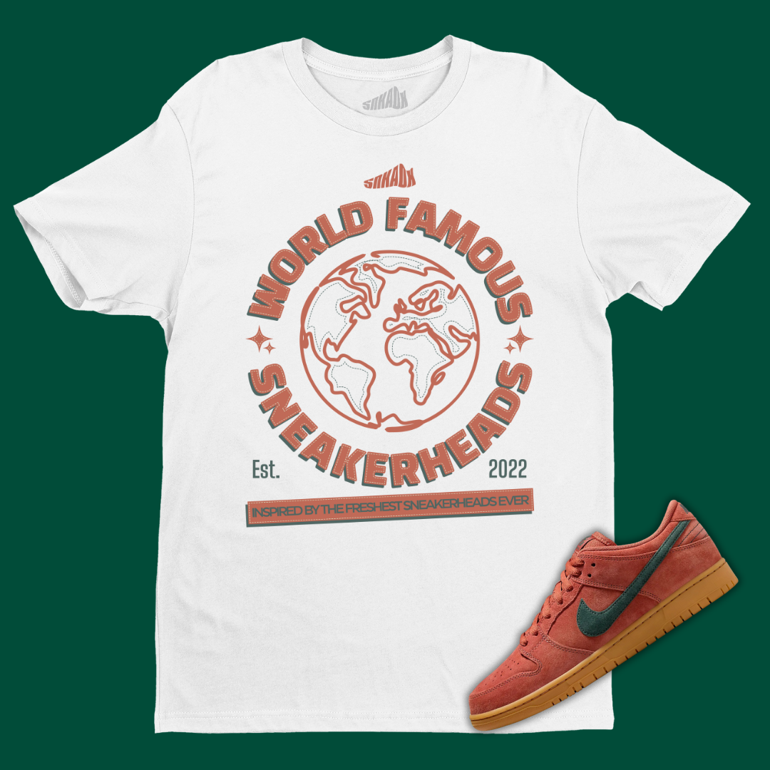 World Famous Sneakerhead T-Shirt Matching Dunk Low Burnt Sunrise