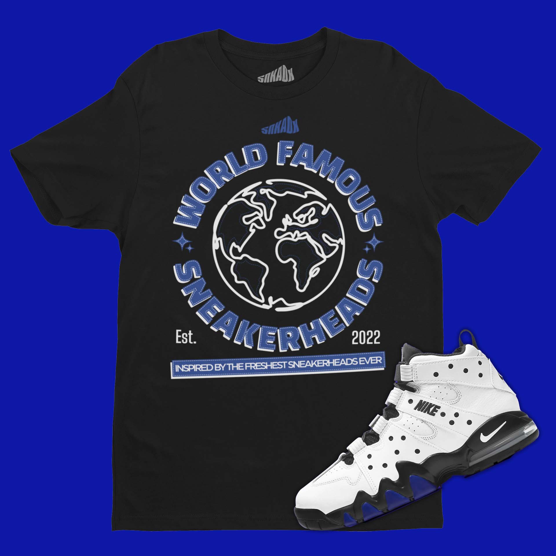 World Famous Sneakerheads Black T-Shirt For Nike - SNKADX